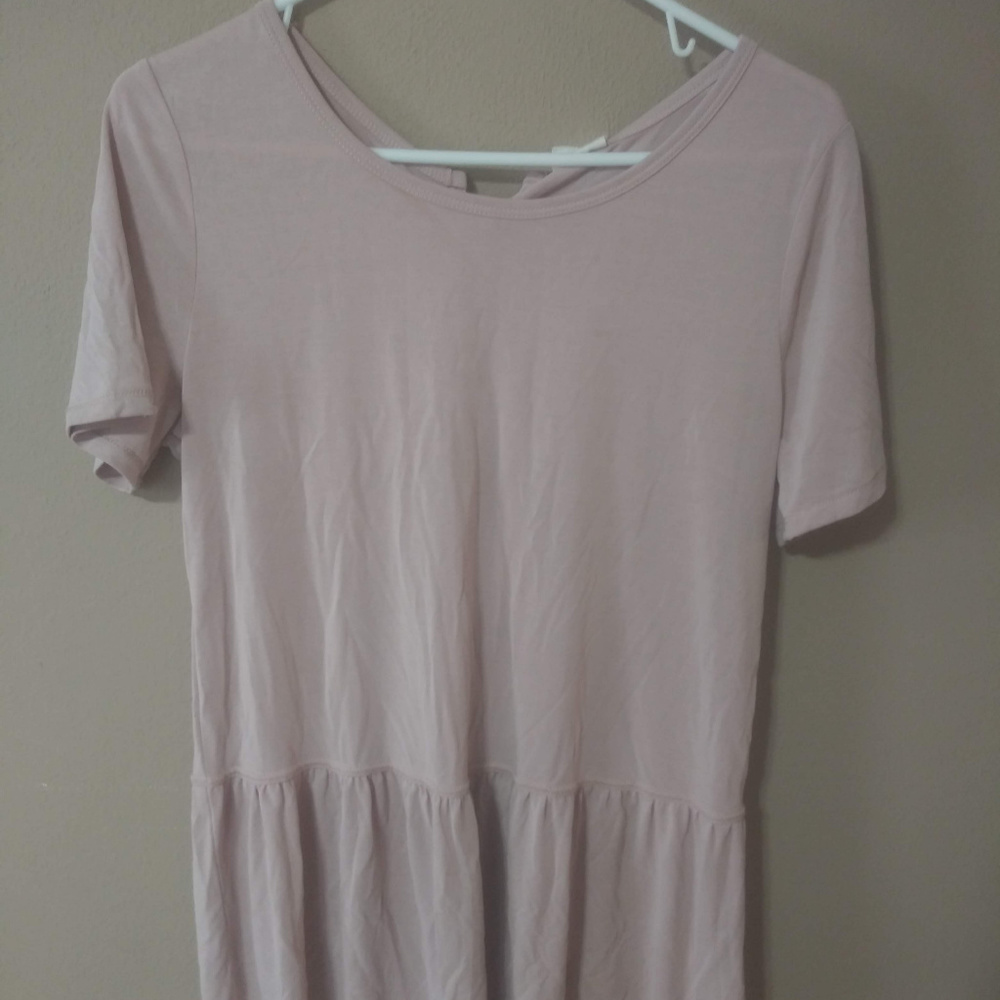Mote Blush Pink Hi Low Jersey Tunic